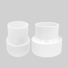 PVC 이경소켓 VG1 VG2 파이프 100x50mm~150x125mm 수도용 하수도 플라스틱 배관 부속 이음관 규격선택, 100A x 50A (2개1세트), 1