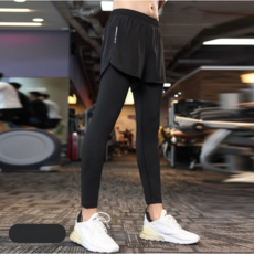 브엘세바 남성 2in1 런닝 트레이닝 긴바지 레깅스 팬츠 운동복