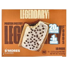 Legendary Foods 프로틴 페이스트리 스모어 10개입 각 57g(2oz) Foods (레전더리 푸드), 57g, 1