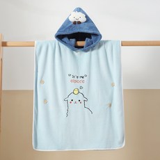 유아동 키즈 보들보들 향균처리 물놀이 후드 샤워 비치 목욕가운 2종 택1