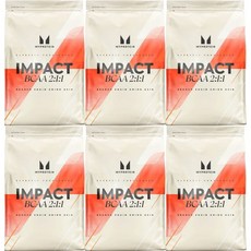 Myprotein 마이프로틴 임팩트 BCAA 파우더 아이스티, 250g, 6팩