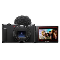 소니 공식대리점 브이로그 디지털 카메라 ZV-1M2 블랙 (Eye AF 크리에이트브룩 스위블 LCD), 단품