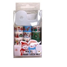 [국내생산] 크리스마스 마스킹 테이프 4종, 4개, 혼합색상