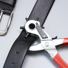 다모아만물상 다용도 롤링 메탈 펀칭기 벨트 구멍 펀치, 1개, 다용도 실버롤링펀칭기