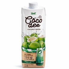 유니프 코코디 코코넛워터, 1L, 4개