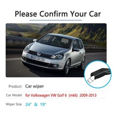 골프 자동차 와이퍼 앞 유리, 기본