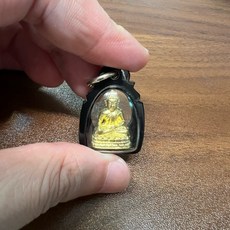 龍婆刊暖 2561 小藥師 藥師佛牌 保平安健康 護身符, 1個, Black