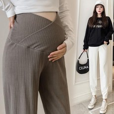 빅사이즈 임산부 와이드 조거 팬츠 캐주얼 스타일 su0+3889yO