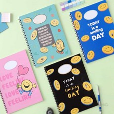 로랑마켓 초등 코넬식 오답노트 초등노트 초등학생노트 학생노트, 맥시핑크