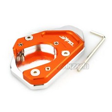 보조 발판 호환 사이드 스탠드 확장 클립 CNC 알루미늄 오토바이 확대기 킥 KTM Duke 125 200 390 690 SMC 플레이트 패드 악세서리 확대