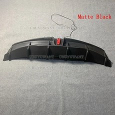 테슬라 모델 Y 모델 3 리어 범퍼 디퓨저 스플리터 스포일러 립 블랙 카본 튜닝 부품 16-23년 호환, Model Y 무광 black