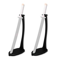 코스프레 검 일륜도 목검 거치대 스탠드, 1단 거치대 KAL-HK01-2개입