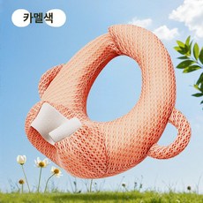 데이희 젖병쿠션 아기베개 셀프수유쿠션 젖병홀더, 21x17x4cm, 브라운커피