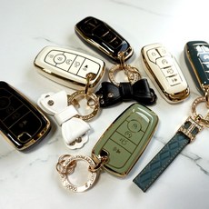 포드 링컨 골드라인 TPU 스마트 키케이스 익스플로러 브롱코 레인저 익스페디션 토러스 머스탱, 포드01, 딥블랙