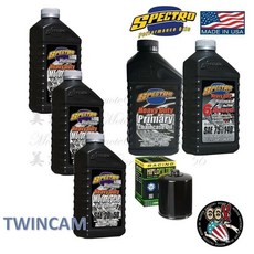 《美式工廠》Spectro 美國速倍分子機油 哈雷SOFTAIL DYNA專用換油組合 含濾油芯, 1個, 20W-50, 946ml