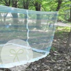 벨로룸 사각 모기장 투톤줄무늬 9~10인용 침대모기장