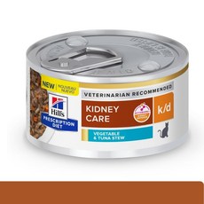 Hill's 希爾思 k/d 腎臟病護理 鮪蔬處方貓罐 82G, 1個, k/d 腎臟病護理鮪蔬 82G