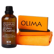 OLIMA PRO 玻璃鍍膜，超強潑水，視野清晰，防止污垢，用量極省, 1個, 100ml