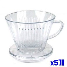 핸드드립용품 커피 드립퍼 x5개 dok+95209Ts
