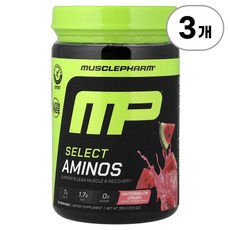 머슬팜 셀렉트 아미노 워터멜론 크러쉬 MusclePharm Select Aminos Watermelon Crush 355g, 3개