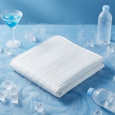 조은자리 시원한 여름 스노우 냉감패드 침대 매트리스 이불 쿨 패드 고정밴드 쿨매트 S/SS/Q/K, 01 스노우화이트