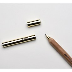 OHTO 오토 샤프 황동 연필깍이 샤프너 2.0mm 연필 심깍이, 블랙 심깍기, 1개