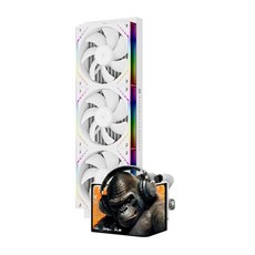 Thermalright-TR TR Thermalright Levita Vision 360 ARGB 화이트 CPU 워터 쿨러 TL-M12QW Pwm 팬 3개 2400x1080, Thermalright-TR TR Thermalrigh