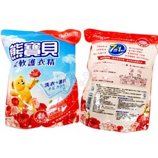 熊寶貝柔軟護衣精補充包，7合1護衣，保持衣物如新，提升穿衣舒適