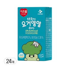 CJ 이츠웰 튼튼플러스 요거얌얌 플레인 125ml 24개