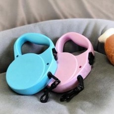 꼬임방지 강아지 자동리드줄, 블루