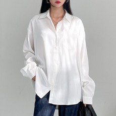 Funny Girls寬鬆版型基本款翻領襯衫 女性服裝_1374