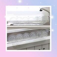 실리콘 물막이 주방 받침 흡착식 가림막 방지 물튀김 펜스 싱크대, 1개, 1cl3 17호