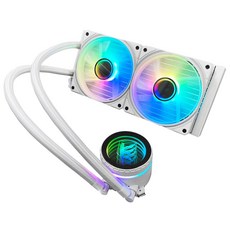 AITC 艾格 KINGSMAN KA-R240 白色 一體式ARGB水冷CPU散熱器套組 電腦散熱, 1套