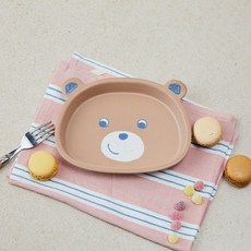 모던하우스 애니멀힐즈 투더문 멜라민 베어 모양접시 449459