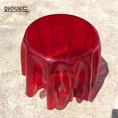 플로팅테이블 투명 공중부양 원형 매직 모던 트릭 마술 탁자, N. 중형 와인 레드 40x51cm