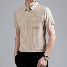 polo衫男冰絲涼感翻領polo衫短袖上衣透氣速乾工作衫男士商務休閒上衣中年爸爸吸濕排汗高級感男裝衣服運動寬鬆彈力口袋涼感短袖