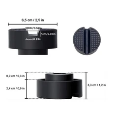 유압 자키 범용 자동차 크로스 슬롯 프레임 레일 플로어 잭 고무 패드 어댑터 디 도구 핀치 측면 리프팅, 02 E