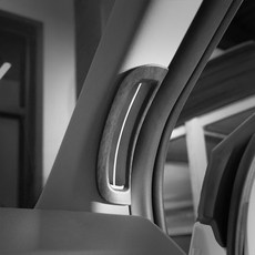 카우라 EV3 튜닝 송풍구 카본 몰딩 실내 꾸미기 차량용품, 유광 카본 2P