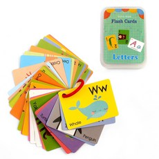 [요요키즈] 영어낱말카드 18종 택1 어린이집 유치원 초등학교 교회 영어공부 파닉스 유아영어 알파벳 단어 선물 답례품, 1개