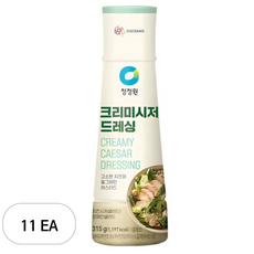 청정원 크리미시저 드레싱, 315g, 11개