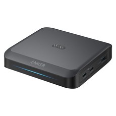Anker Prime 150W 充電底座 2C1A多口快充 智能桌面充電站, 黑色, 1個