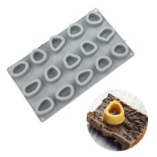 둥근 돌 모양 실리콘 케이크 몰드 석고 콘크리트 디저트 무스 베이킹 폼 DIY 비누