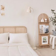 스피아노 스프링 플로어 높낮이 조절 장스탠드, 크림