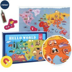 MIDEER 자석퍼즐로 알아가는 세계여행 (KMD1018), 1, C 1, C 본상품선택