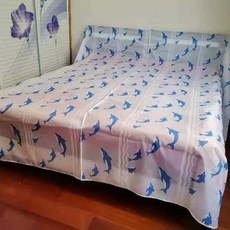 햇빛차단커버 먼지차단커버 방진커버 침대 매트리스커버, 1개, C. 귀여운 돌고래