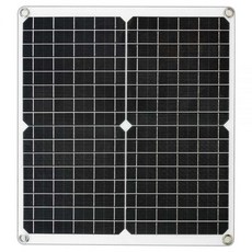 12v 미니 태양광 포함 충전 80w 충전용 고속 패널 컨트롤러 휴대폰 캠핑, A. 검은색