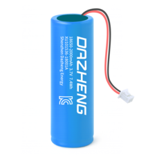 18650 리튬이온 배터리 충전지 3.7V 2000mAh, 1개, 1매입