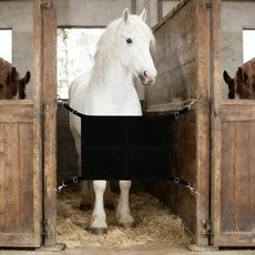 Kabahorze 말용 스톨 가드 68.6cm x 48.3cm(27 19인치) 조절 가능한 나일론 말 스트랩 및 스냅 포함 | 안정적이고 헛간에 쉽게 설치할 수 있습니다 (블, Kabahorze 말용 스톨 가드, 68.6cm x 4