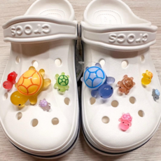 아기거북이 행운을 주는 야광거북이 파츠 8P 1세트