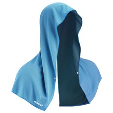 몬스터 쿨링 후드 타월 60 x 29 cm, 블루, 1개